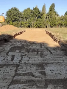 Terrassement d'un site de maraîchage