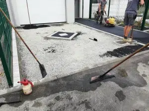 Travaux d'aménagement extérieur